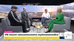 VM:n talousennuste muuttui myönteisemmäksi, Metsäteollisuus ja työehtosopimukset, Konecranes ja Cargotec yhdistyvät: 06.10.2020 08.13