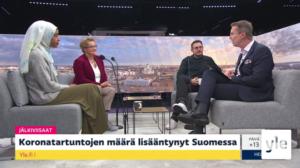 Hallituksen koronaviestintä, poliisin voimankäyttö, puolueiden kannatus, Trump: 09.10.2020 08.12