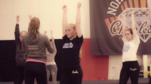 Harrastuksena cheertanssi: Aada: 04.12.2017 15.00