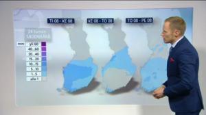 Sääennusteita: Sääennuste klo 18 (S): 26.12.2017 18.27