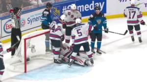 Jääkiekon nuorten MM: USA - FIN: 01.01.2018 10.00