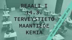 Abitreenit: Reaali I, yo-koelähetys, kevät 2018: 14.03.2018 19.40