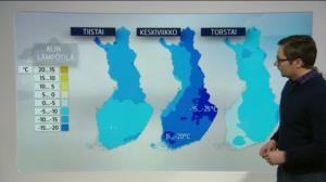 Sää: Sääennuste klo 7.00: 19.03.2018 07.00