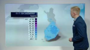 Sää: Sääennuste klo 1800 (S): 22.03.2018 18.29