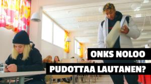 Onks noloo 2018 video: Onks noloo pudottaa lautanen?: 04.04.2018 12.00