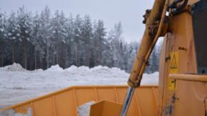 Sent snöfall orsaka problem i Borgå: 03.04.2018 12.27
