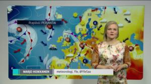 Sääennuste klo 7:00: 13.04.2018 08.01