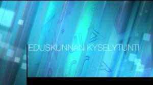 Eduskunnan kyselytunti: 26.04.2018 16.00