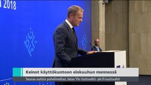 Yle Uutiset klo 9.00: 17.05.2018 09.37
