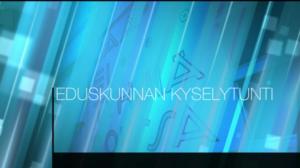 Eduskunnan kyselytunti: 24.05.2018 16.00