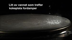 Leidenfrost-ilmiö: 02.06.2018 19.55
