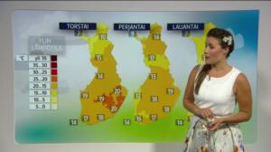 Sääennuste klo 7.00: 21.06.2018 08.13