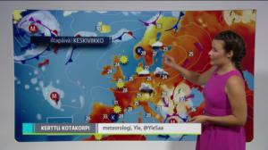 Sääennuste klo klo 7.00: 27.06.2018 07.41