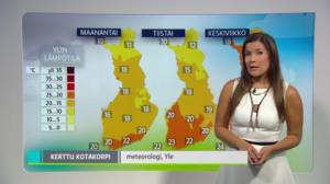 Sääennuste klo 18: 05.08.2018 18.36