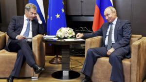 Niinistö ja Putin neuvottelivat Sotshissa : 22.08.2018 17.02