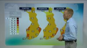 Sääennuste klo 7.00: 30.08.2018 07.26
