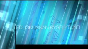 Eduskunnan kyselytunti: 06.09.2018 16.00