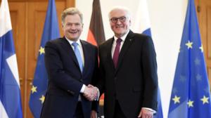 Saksan liittopresidentti lehdistön tentattavana Presidentinlinnassa: 17.09.2018 13.15