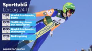 Världscupen på skidor, sprint (svenskt referat): 24.11.2018 15.30
