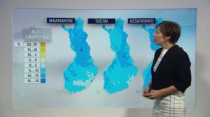Sääennuste klo 18: 25.11.2018 18.20