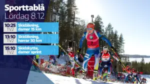 Världscupen i skidskytte, damernas sprint (svenskt referat): 08.12.2018 16.40