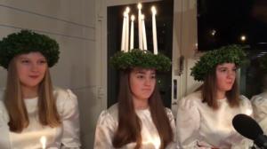 Lokalt live: Följ med när Sjundeå Lucia besöker Yle Västnylands studio: 13.12.2018 07.44