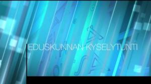 Eduskunnan kyselytunti: 13.12.2018 16.00