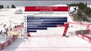 Courchevel, naisten pujottelu: 22.12.2018 11.25