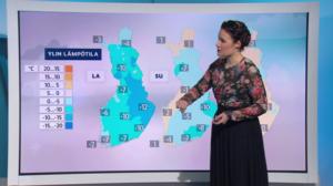 Sääennuste klo 18 (S): 04.01.2019 18.30