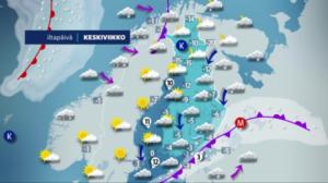 Sääennuste klo 9.00: 09.01.2019 09.32