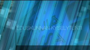Eduskunnan kyselytunti: 10.01.2019 16.00