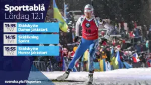 Världscupen i skidskytte, damernas jaktstart (svenskt referat): 12.01.2019 14.26