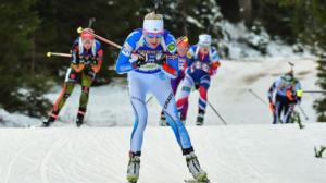 Ampumahiihdon MC: Naisten viesti, Oberhof: 13.01.2019 14.24