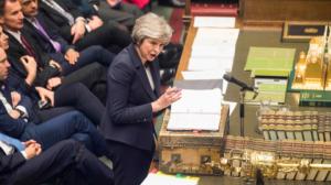 Brittiparlamentti äänestää pääministeri Theresa Mayn EU-erosopimuksesta : 15.01.2019 22.33