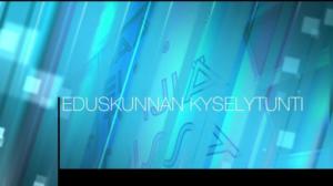 Eduskunnan kyselytunti: 17.01.2019 16.00