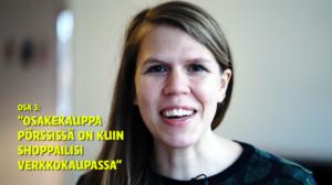 Julia Thurén: “Sijoitusten ostaminen pörssistä on yhtä helppoa kuin verkkokaupassa shoppailu”: 22.01.2019 12.49