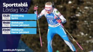 Världscupen i skidskytte, damernas jaktstart (svenskt referat): 16.02.2019 19.57