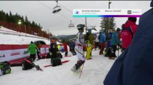Miesten pujottelun 2. lasku: 17.02.2019 15.25