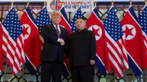 Trumpin ja Kimin kädenpuristus: 27.02.2019 21.05
