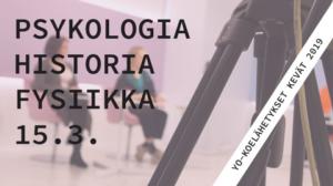Abitreenit: Reaali I, yo-koelähetys, kevät 2019: 15.03.2019 20.40