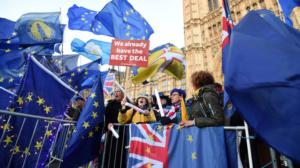 Lontoossa marssitaan uuden brexit-kansanäänestyksen puolesta: 23.03.2019 18.40