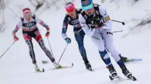 Världscupen på skidor, damernas 10 km jaktstart (svenskt referat): 24.03.2019 16.13