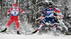 Världscupen på skidor, herrarnas 15 km jaktstart (svenskt referat): 24.03.2019 17.24