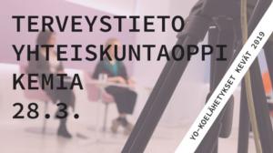 Abitreenit: Reaali II, yo-koelähetys, kevät 2019: 28.03.2019 20.30