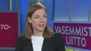 Ylen eurovaalitentissä vasemmistoliiton puheenjohtaja Li Andersson: 02.05.2019 08.30