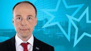 Ylen eurovaalitentissä perussuomalaisten puheenjohtaja Jussi Halla-aho: 13.05.2019 08.30