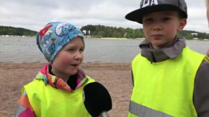 Svenska Yle live: Förskolebarn städar upp simstrand i Åbo: 28.05.2019 10.08