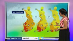Sääennuste klo 9:00: 01.08.2019 09.30