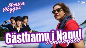 Monica sommarjobbar som hamnkapten: 12.08.2019 13.39
