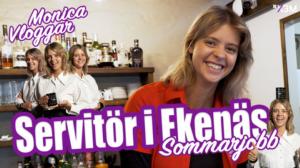 Monica sommarjobbar som servitör  (S): 19.08.2019 15.17